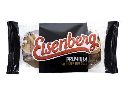 Eisenberg Gourmet All Beef Hot Dog, 80 Ounce 